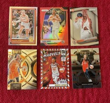2025 MARINA MABREY DONRUSS FOIL + TYASHA HARRIS RED PRIZM/ 299 SUN (6) CARD LOT