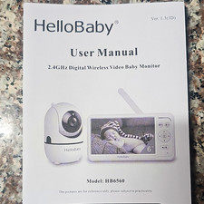 HelloBaby HB6560 2.4GHz Digital Wireless Video Baby Monitor, Voice Picture