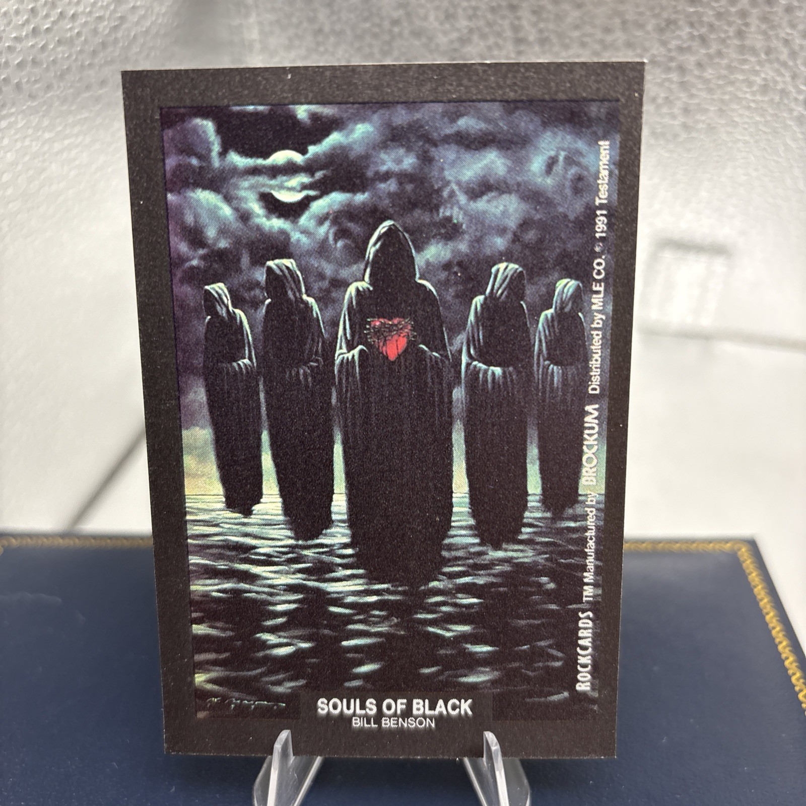1991 Rock Cards Art Stickers #18 Souls Of Black (Testament)  vintage 