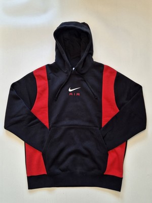 Nike Air Hoody Gr. S Mens Homme Schwarz/Rot