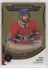2020-21 Upper Deck Ultimate Collection Introductions Gold 6/49 Alex Belzile 0gn4