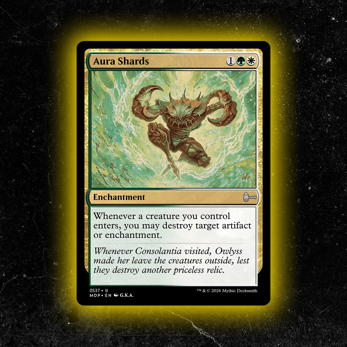 Aura Shards - Custom MTG Commander / Playtest Card | eBay