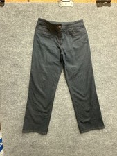 Eileen Fisher Women's Charcoal Grey Denim Straight Leg Pants Size M