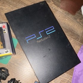 Sony PlayStation PS2 Fat SCPH-50001 Bundle Controller Adapter 4 Games Read DESC!