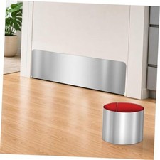 1 Pcs 8" X 34" Self Adhesive Brushed Door Kick Plate for 36" Brushed Silver
