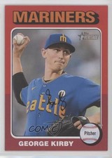 2024 Heritage Short Print Red Border George Kirby (White Above Card Number) 4z8