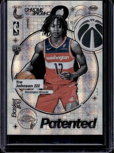 2025 Topps Chrome Tre Johnson III Base (RAW)