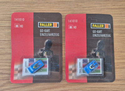FALLER CAR SYSTEM HO 141010 GO KART SINGLE VEHICLE BLUE  1:87 BRAND NEW