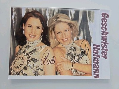 HOFFMANN SIBLINGS XL Autograph Signed Original Photo 13x18
