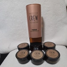 American Crew Heavy Hold Pomade 3 oz -  5 pack w/ dispenser 