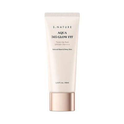 S.NATURE Aqua 365 Glow Fit Tone-Up Sun SPF50+ PA++++ 40ml K-Beauty