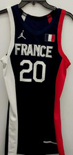Nike Men's Jordan Brand France 'TOKYO 2020' Navy/Red/White Size 44 Jersey, NWOT