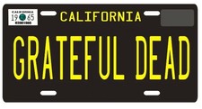 Jerry Garcia The Grateful Dead 1965 CA Licens...