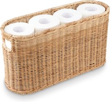 Rattan Toilet Paper Storage Basket