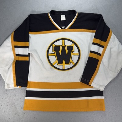 Vintage Winfield Bruins AK Hockey Jersey #14 Mens S U18 Minor Assoc Made Canada