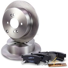 ATEC BREMSSCHEIBEN VOLL Ø262 + BREMSBELÄGE HINTEN FÜR HYUNDAI GETZ 1.5 1.6