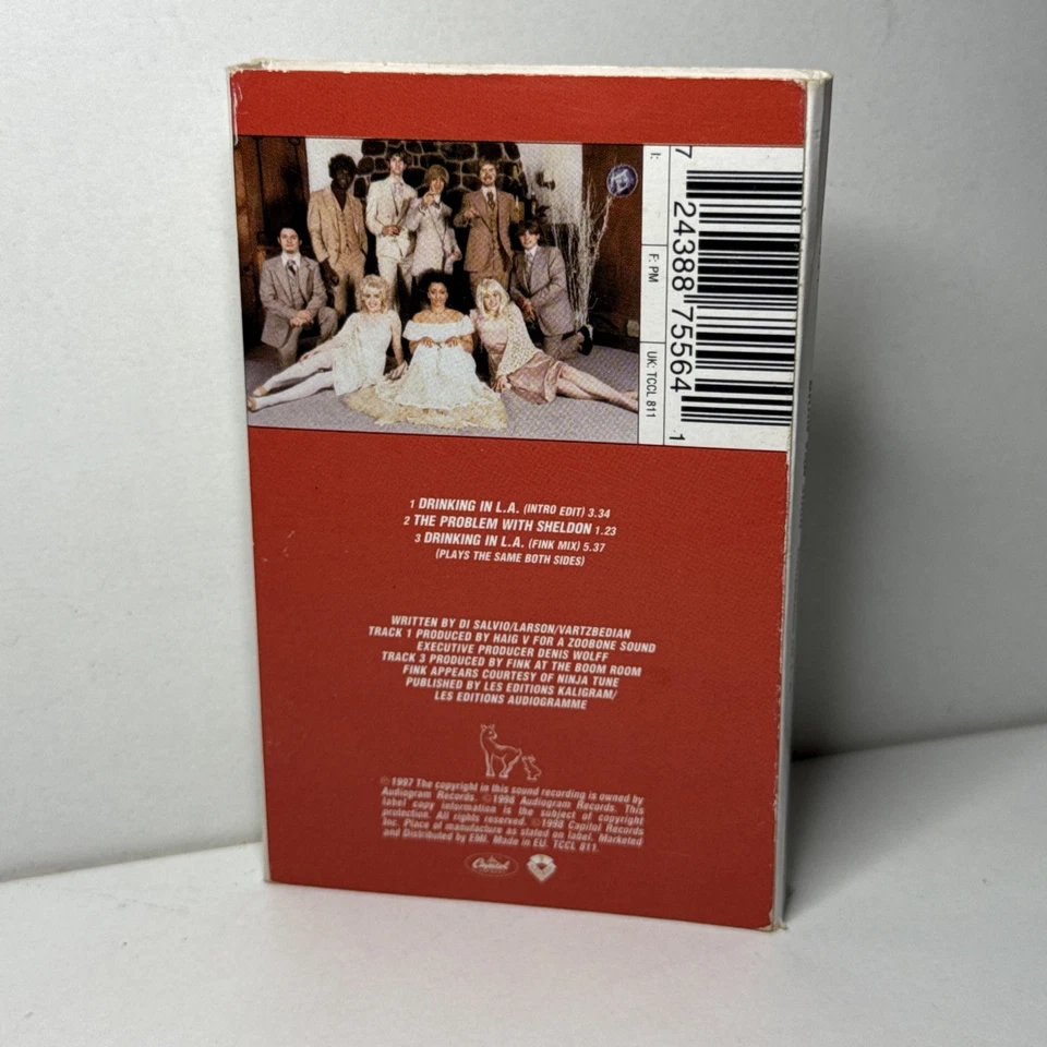 Bran Van 3000 Drinking In L.A. CASSETTE SINGLE Drum n Bass Hip Hop Experimental - Image 2 of 4