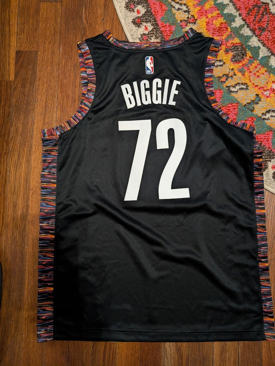 Nike ブルックリン・ネッツ ノトーリアス・B.I.G. ユニフォーム M Nike Brooklyn Nets Notorious Big Biggie Swingman Jersey Sz