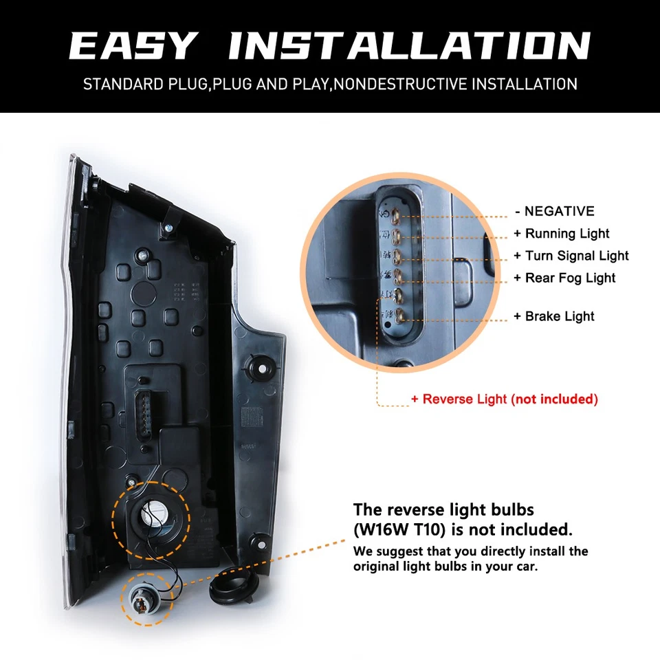 Luz trasera LED lámpara de freno para Mercedes Benz Metris Vito W447 V300 2016-2023 Foto 3 de 4