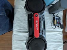 Sony ESP Sports CFD-980 Water Resistant CD Radio Cassette Boombox Tested