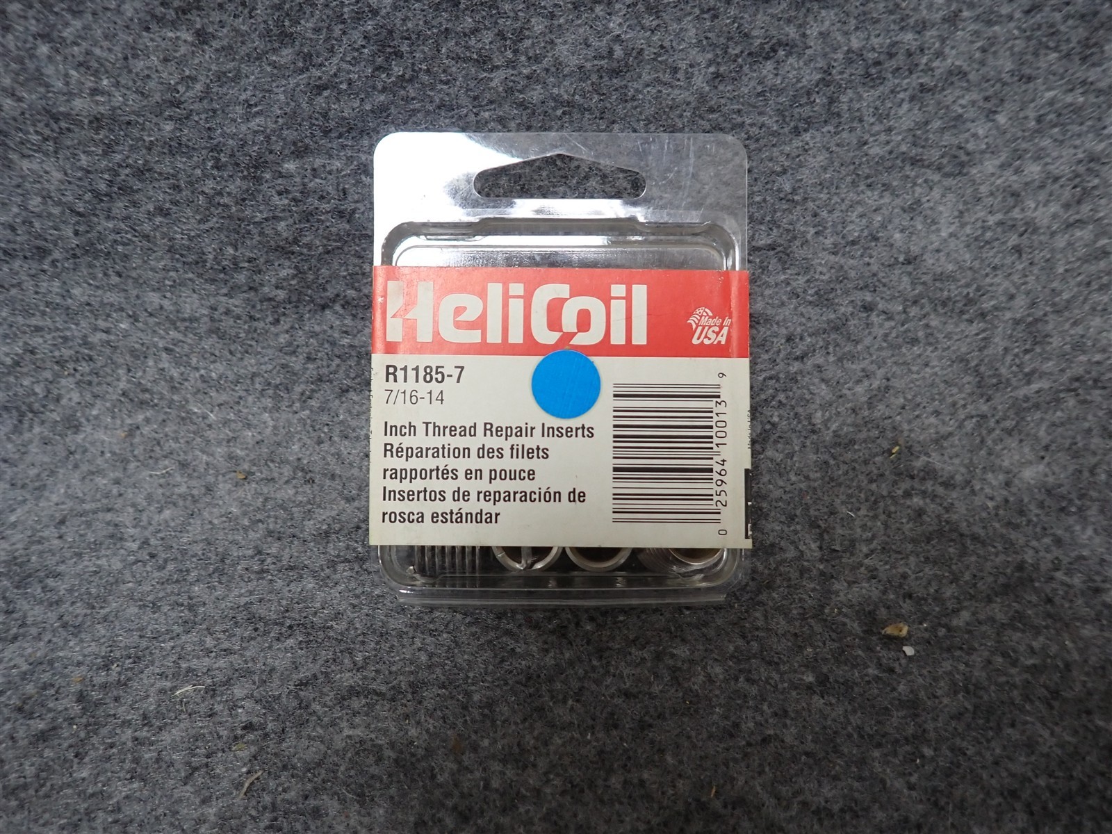 NEW (Box Of 6) HeliCoil R1185-7 7/16-14 SAE Thread Repair Inserts (BN132)