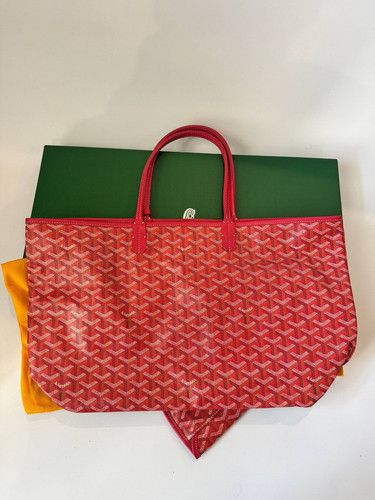 Goyard Saint St. Louis PM Tote Shoulder Bag Fuchsia Flower LIMITED