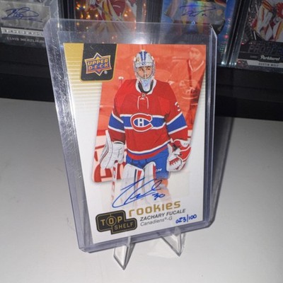 Upper Deck 2014-15 Top Shelf Rookies Zachary Fucale Auto /100 TSA-ZF Canadiens