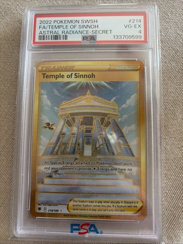 Temple of Sinnoh graded PSA 4 for sale on eBay