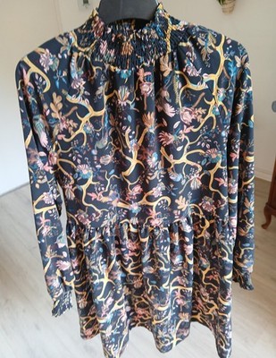 Damen-Kleid''MONKI'', Floral, Größe XS, Farbe Mehrfarbig, Achsel-Achsel 50cm