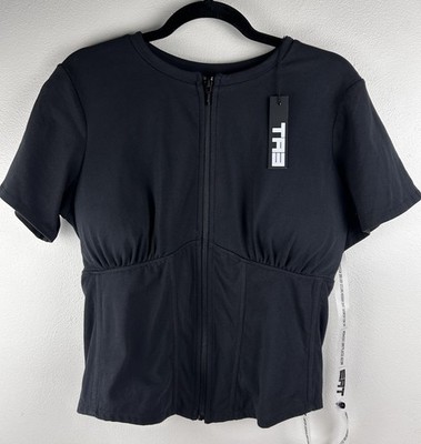 TA3 Corsety Short Sleeve Top Black Size 2X