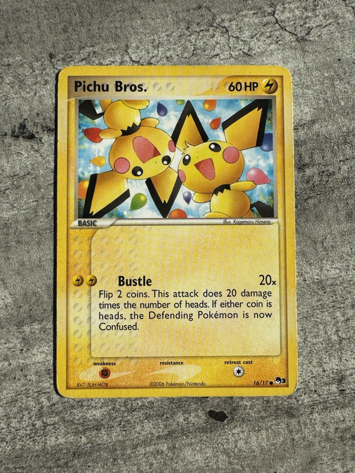 Pokemon Card TCG Pichu Bros POP Series 3 16/17 - MP
