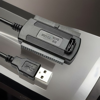 IDE SATA to USB 2.0 Adapter Converter Cable For 2.5 3.5 Inch Hard Drive HD