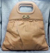 Bienen-Davis Vintage Tan Handbag Large EUC