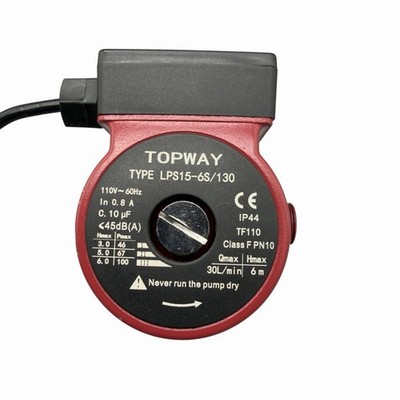 3-Speed 3/4'' NPT Hot Water Circulator Pump 110V | Quiet Heating Pump