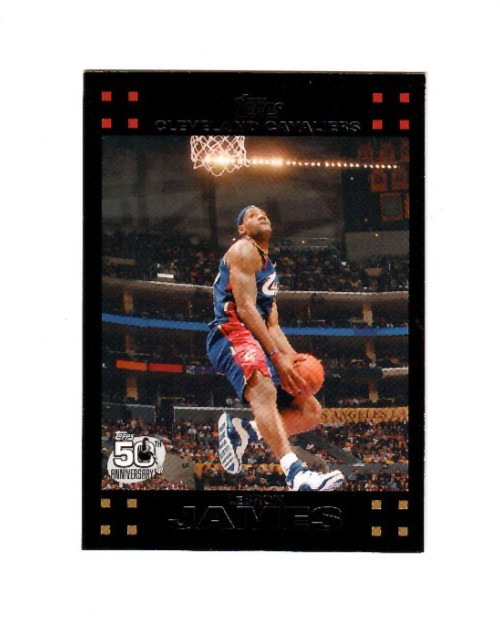 Lebron James 2006-07 Topps Cleveland Cavaliers Basketball card #23