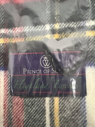 Prince of Scots Tartan Tweed flauschiger Überwurf. R13 - Bild 4 von 6