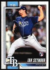 2026 Topps #165 Ian Seymour RC Tampa Bay Rays