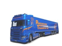 Herpa 952378 - 1/87 Scania Cr 20 Hd Schubboden-Sz RüEgsegger (Ch) - Neu