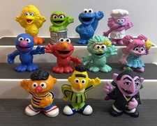 Sesame Street Workshop Lot of 11 Hasbro Hard ...