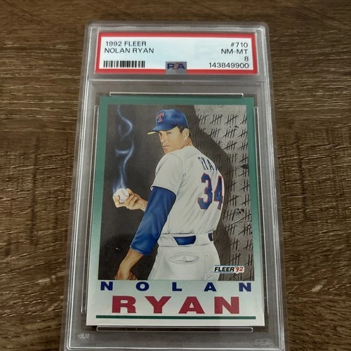 1992 Fleer - Pro Visions Nolan Ryan #710 PSA 8