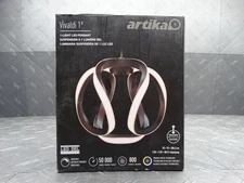 Artika Vivaldi 1-Light Matte Black Modern LED Mini Pendant Light Fixture