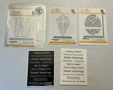 Lot de matrices et pochoirs de Pâques Simon dit timbre