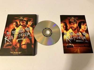 KALIFORNIA DVD 1992 BRAD PITT JULIETTE LEWIS DAVID DUCHOVNY MICHELLE FORBES