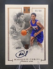 2016-17 Panini Impeccable - Rookie Auto MARQUESE CHRISS #112 Auto 99/99 Bookend