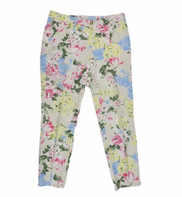 BRAX Chino MARON 31/30 40K Sommerhose Chinohose Stretch Blumenmuster *TOP*