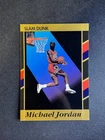 1990-91 Slam Dunk Cards Michael Jordan Best of the Best #8 Chicago Bulls