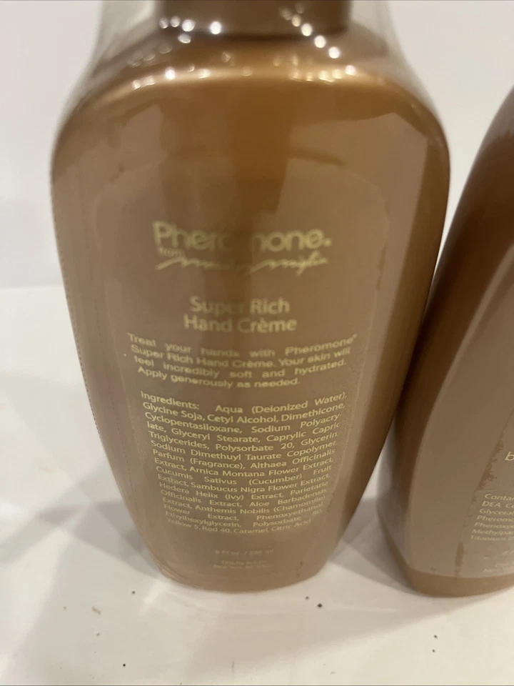 Marilyn Miglin Feromonas Loción y Baño/Ducha Gel Líquido Oro 8 OZ cada uno sellado Foto 3 de 4