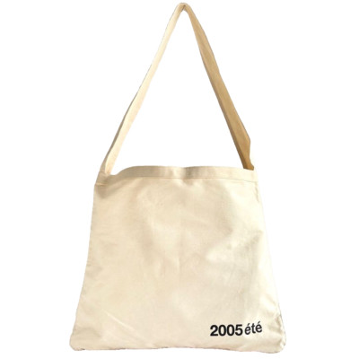COMME des GARCONS Canvas Messenger Bag Off white Men
