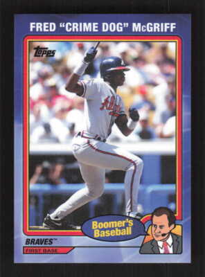 Fred ''Crime Dog'' McGriff 2024 Topps x Berman: Boomer's Berman's Nicknames