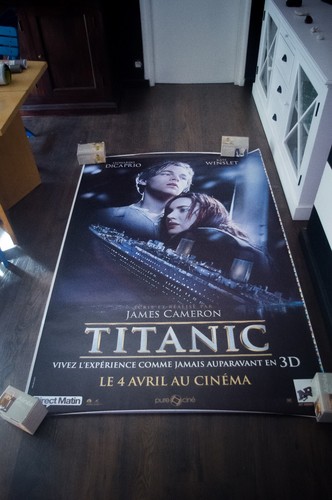 TITANIC 3D French Grande Rolled D/S Vintage Movie Poster Original R2012